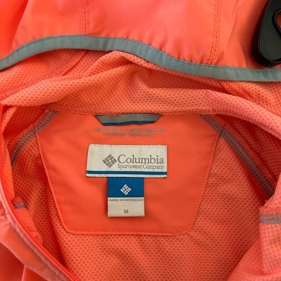 Columbia Jacket Women Medium Sweet
As Softshell Hoodie Pink Long Sleeve
Full Zip - Picture 3 of 8